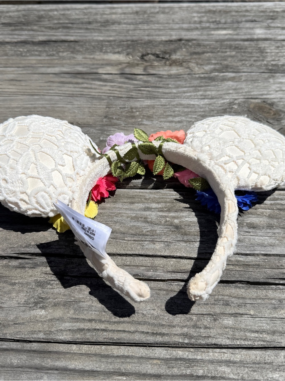 Disney Floral Lace Minnie Mouse Ear Headband - Multicolor - Picture 6 of 10